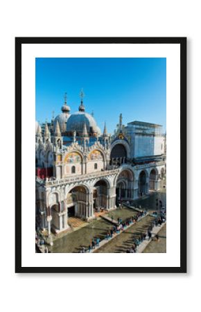 Elevated view of St Marks Basilica