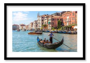 Gondola on Canal Grande in Venice