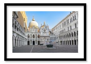 courtyard of the Doges Palace, Venice, Italy