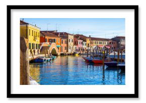 Island murano in Venice Italy