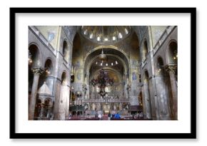 Venezia –interno della basilica di San Marco in piazza San Marco