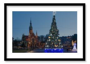 Rynek podgórski w Krakowie i Kościół Św. Józefa