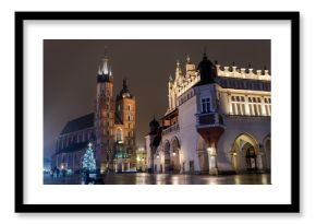 Bazylika Mariacki przy rynku głównym w Krakowie / St. Mary's Basilica at the main square in Krakow