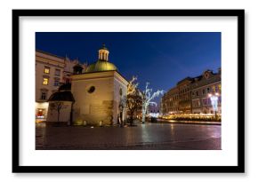 Kościół Świętego Wojciecha na rynku głównym w Krakowie / St. Adalbert's Church on the main square in Krakow