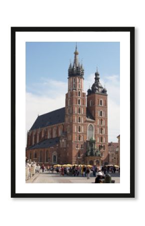 The basilica of the Virgin Mary in Cracow - Poland