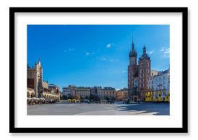 Krakau – Marienkirche und Tuchhallen am Morgen