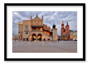 Old Town square in Krakow, Poland