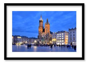 Old Town square in Krakow, Poland 