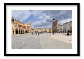 Old Town square in Krakow, Poland 