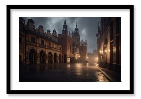 Kraków rynek główny. Generative AI