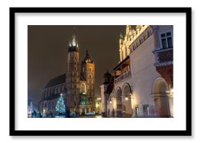 Bazylika Mariacki przy rynku głównym w Krakowie / St. Mary's Basilica at the main square in Krakow