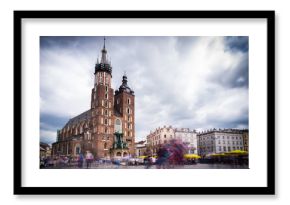 Kraków Kościół Mariacki - Rynek główny 