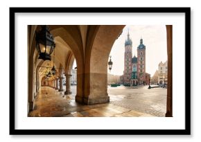 St. Mary's Basilica on Market Square in Krakow