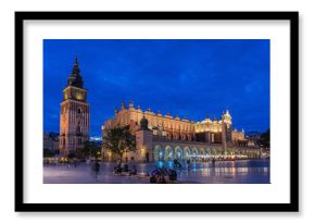 Krakau – Rathausturm und Tuchhallen zur Blauen Stunde