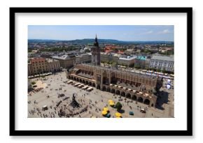 View from the Saint Mary's Church. Kraków Old Town