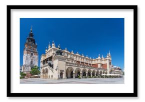 The Cracow Cloth Hall (Sukiennice) the central feature of the main market square in the Cracow Old Town, Poland.