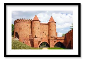 Barbican - Fortified medieval outpost - Warsaw  / Poland