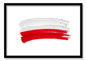 Polish flag drawing