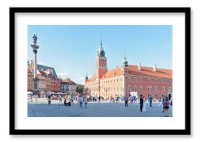 Royal Castle in Warsaw, Poland -Stitched Panorama