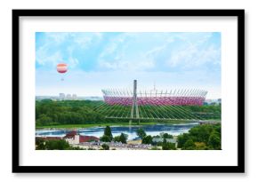 Soccer stadium in Warsaw