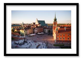Panorama of Royal Castle in Warsaw