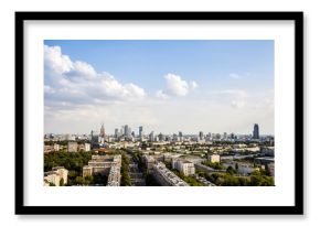 Panorama of Warsaw