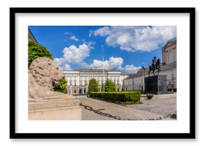 Presidential Palace (Pałac Prezydencki, 1643) in Warsaw, Poland. 