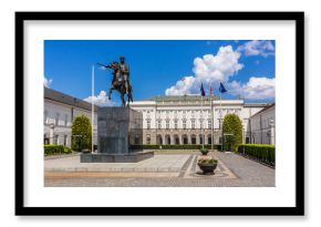 Presidential Palace (Pałac Prezydencki, 1643) in Warsaw, Poland. 