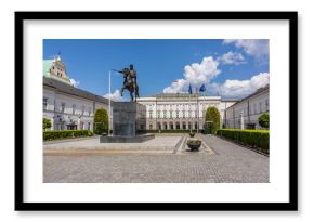 Presidential Palace (Pałac Prezydencki, 1643) in Warsaw, Poland. 