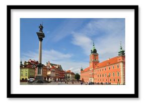 Old Warsaw town  royal castle