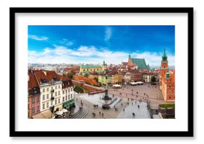 Panoramic view of Warsaw