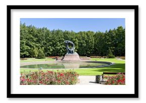 Monument of famous composer Frederic Chopin.