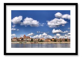 Panorama of Toruń (Poland)