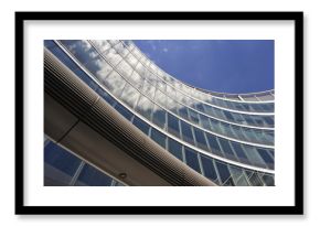 Detail of modern building in Warsaw