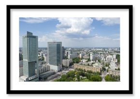 Panorama of Warsaw City