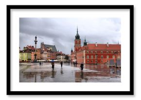 Warsaw in the rain