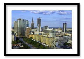 Warsaw aerial view