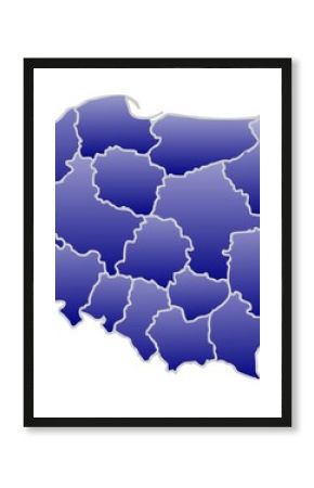 Map of Poland