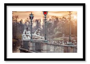 statue in Lazienki Park Warsaw