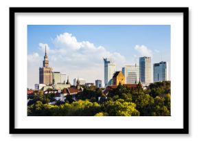 Warsaw downtown at afternoon