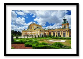 Wilanow historical building in Warsaw castle