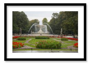 Fountain in the Saxon Garden, Warsaw, Poland