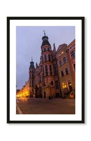Gdańsk nocą 