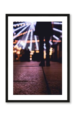 Katowice nocą - krajobraz miejski
