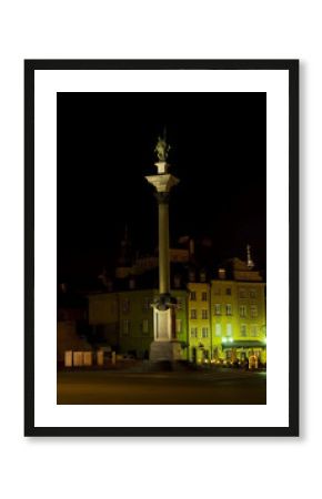 kolumna zygmunta nocą