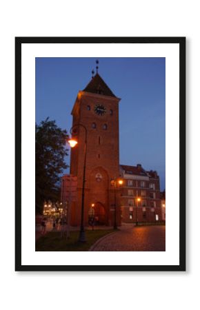 Elbląg nocą