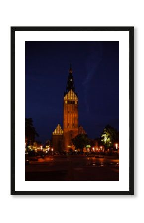 Elbląg nocą