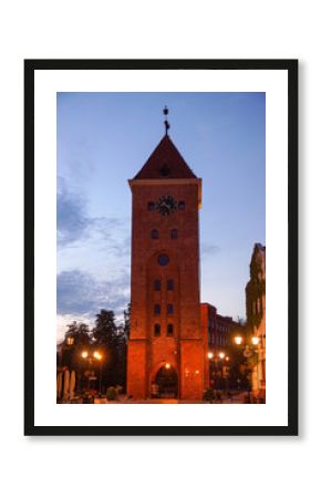 Elbląg nocą