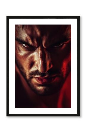 Angry Man Closeup. (2)