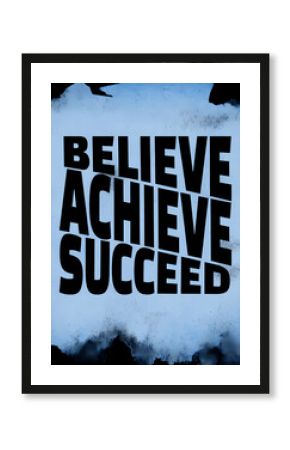 succeed motivation poster
